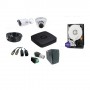 KIT VIDEOSORVEGLIANZA 4 CANALI HD-CVI DAHUA + COMPLETO DI ACCESSORI